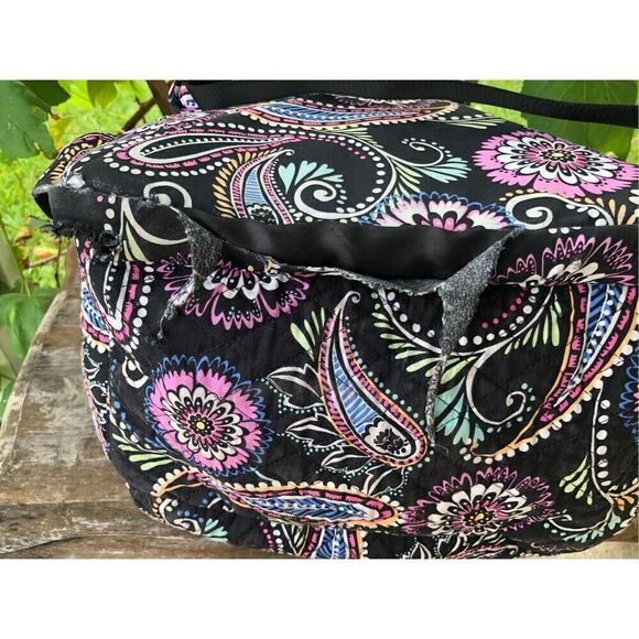 VERA BRADLEY Lighten Up Essential Backpack Bandana Swirl Pattern Computer Bag - Picture 7 of 16